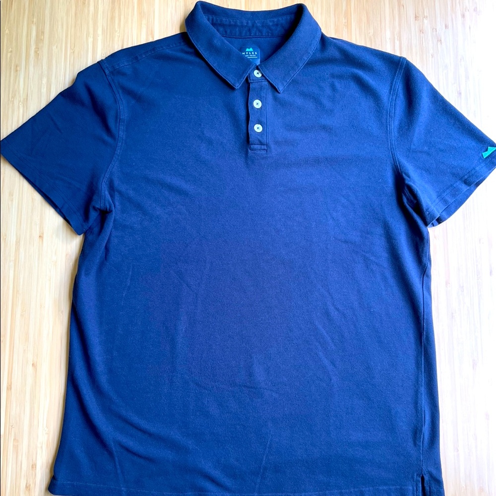 Myles Apparel Tour Polo, color River, size Large